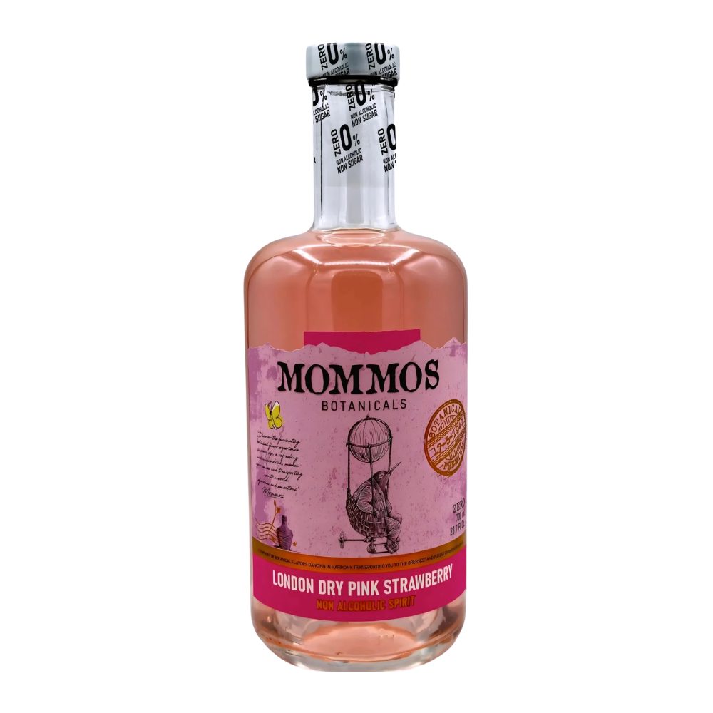 Gin Mommos London Pink Strawberry 0% 700 ml
