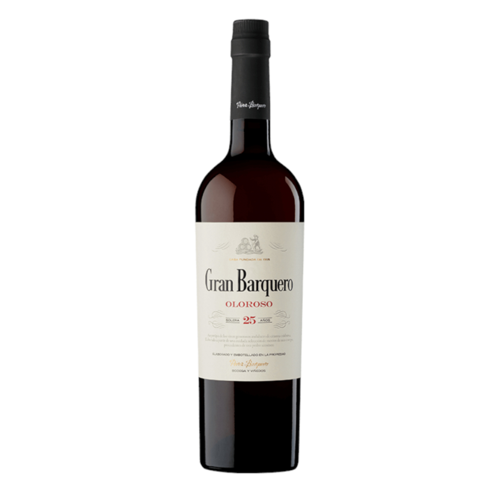 Wino Gran Barquero Oloroso Sherry 19% czerwone wytrawne  750 ml