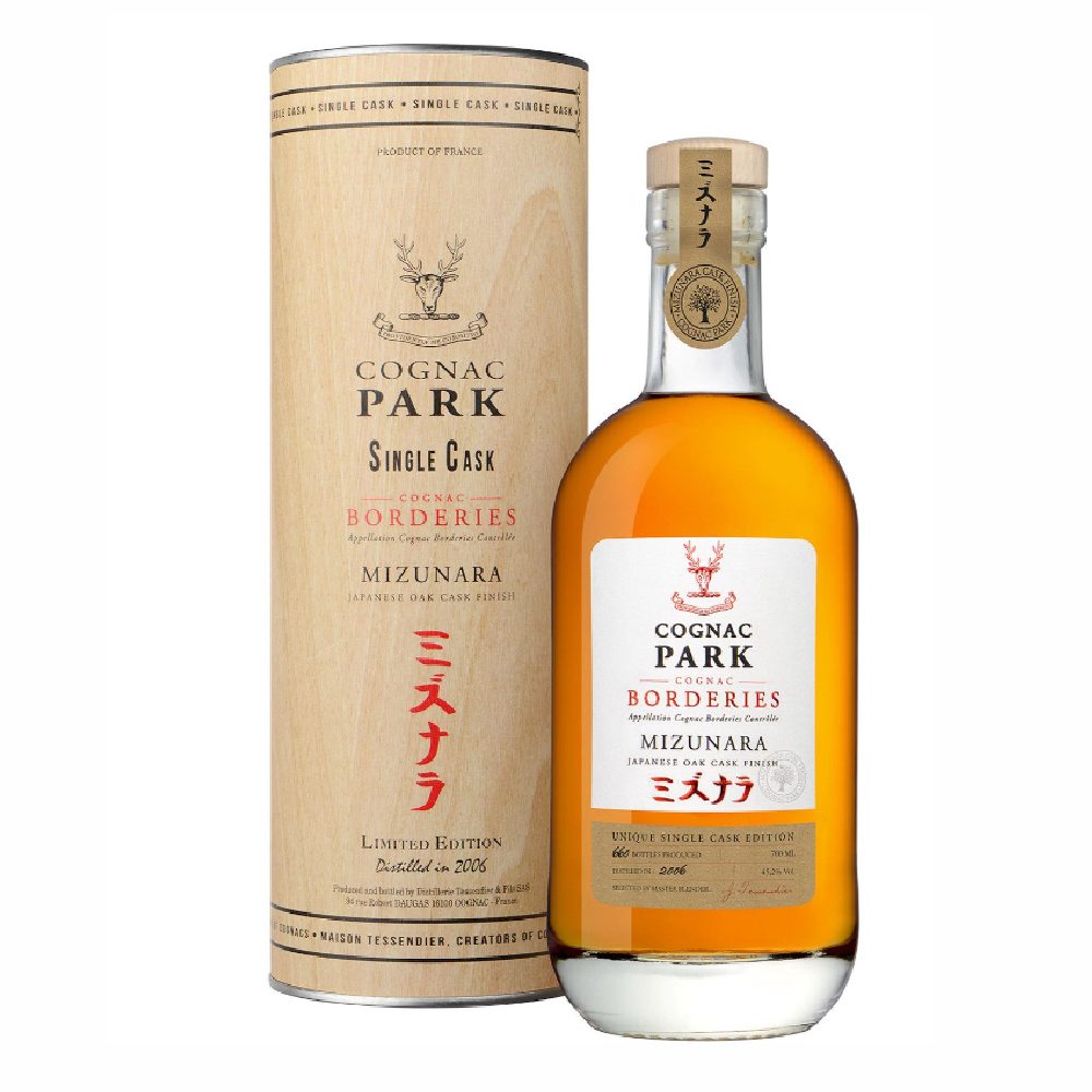 Koniak Park Borderies Mizunara Single Cask 2006 45,2% 700 ml tuba