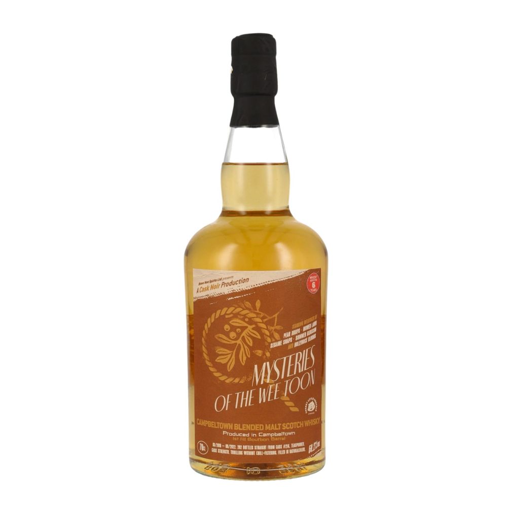Whisky Brave New Spirits Cask Noir Campbeltown 6YO First Fill Bourbon Blended Malt 59,2% 700 ml