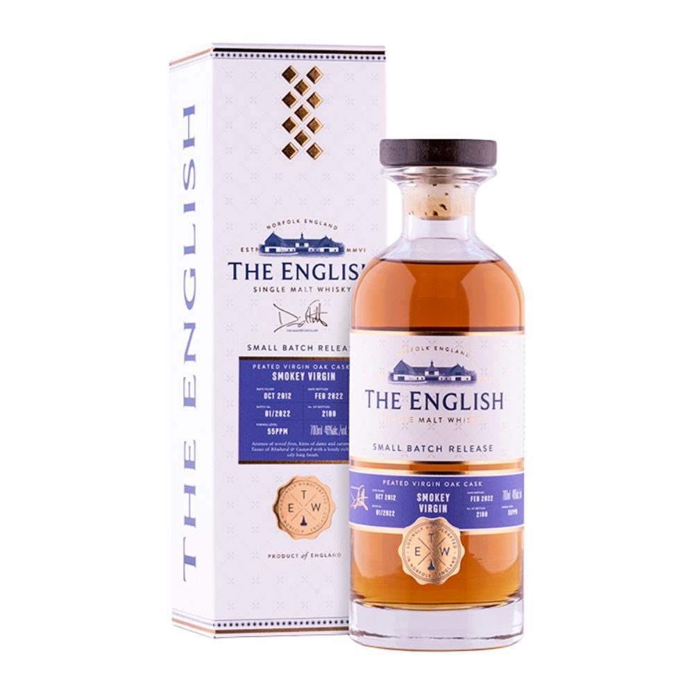 Whisky The English Smokey Virgin 46% 700 ml