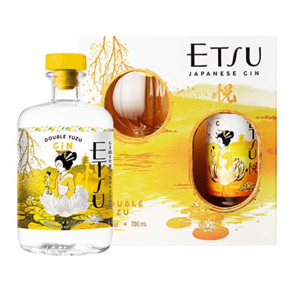Gin Etsu Double Yuzu + kieliszek 43% 700 ml