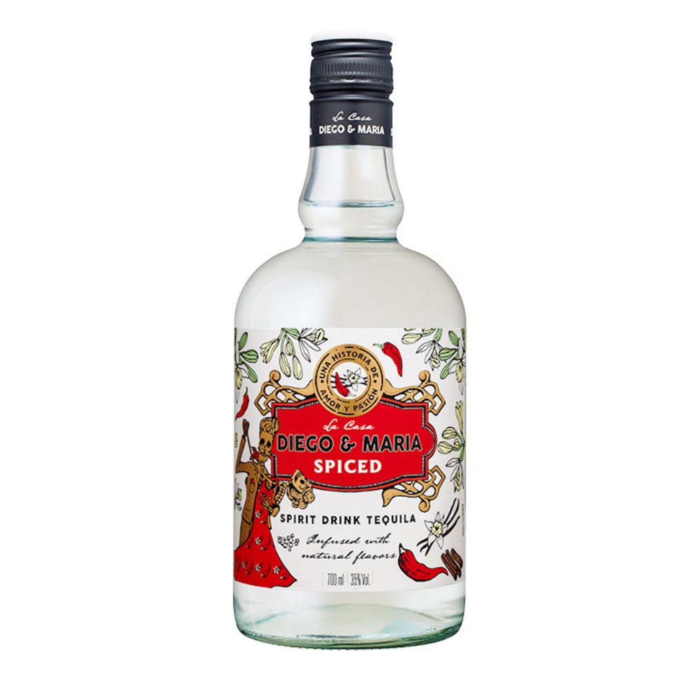 Tequila La Casa Diego and Maria Spiced 35% 700 ml