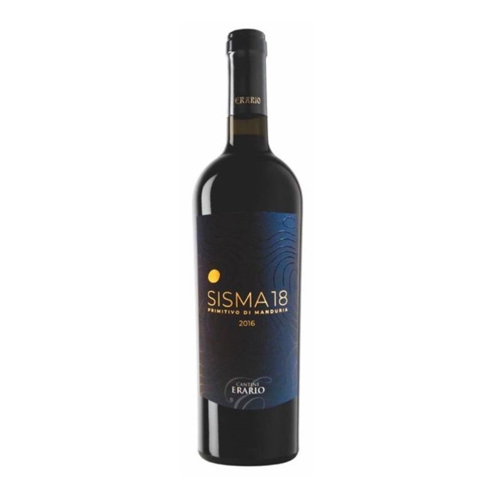 Wino Erario Primitivo di Manduria Sisma 18,5% czerwone półsłodkie 750 ml